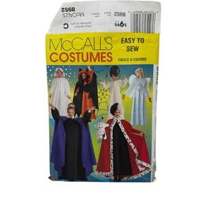 McCall's 8952 Costume Pattern UC Sz 12-14  Villians Cruella DeVille Queen Misses